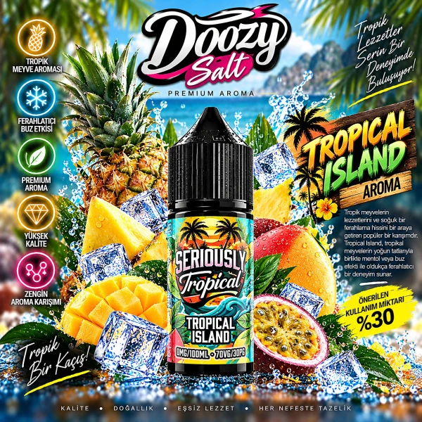 Doozy Salt Tropical İsland Puff Aroma