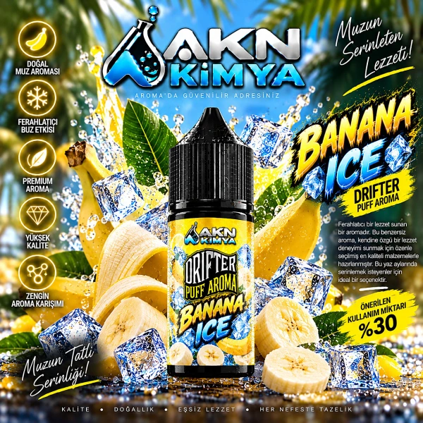 Drifter Banana İce Puff Aroma