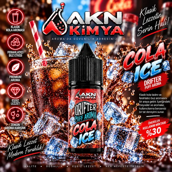 Drifter Cola İce Puff Aroma
