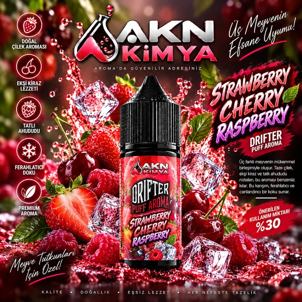 Drifter Strawberry Cherry Raspberry Puff Aroma