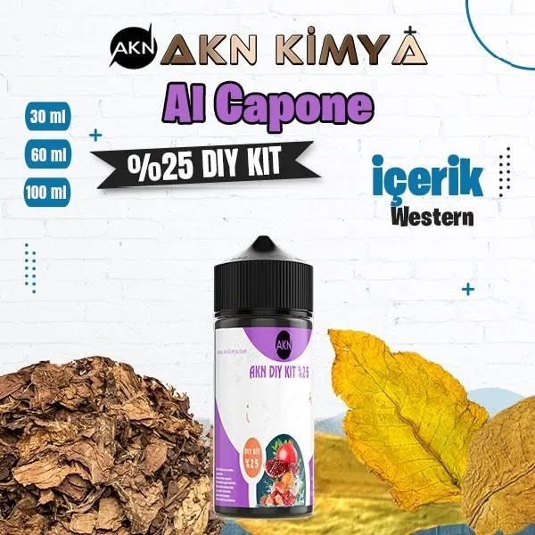 %25 Capone Yüksek Aroma Dıy-Kit 