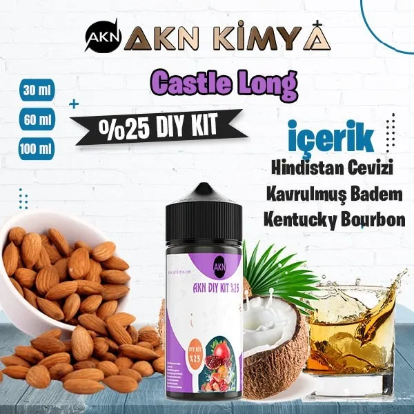 %25 Castle Long Five Pawns Yüksek Aroma Dıy-Kit