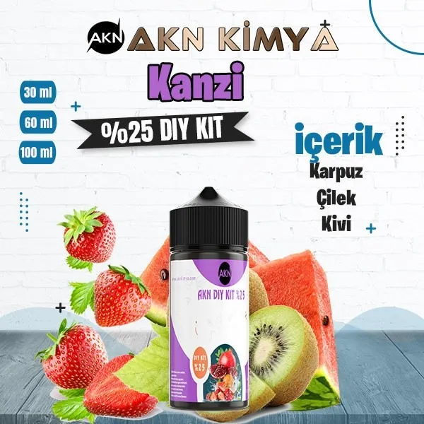 %25 Twelve Monkeys Kanzi Yüksek Aroma Dıy-Kit