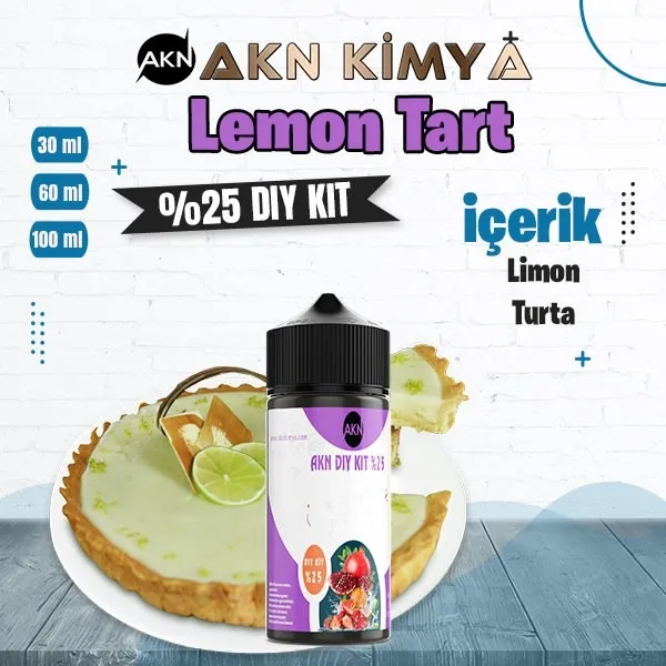 %25 Lemon Tart Yüksek Aroma Dıy-Kit 