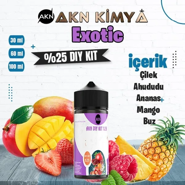 %25 Exotic Yüksek Aroma Diy Kit
