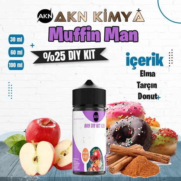 %25 One Hit Wonder Muffin Man Dıy Kit Aroma