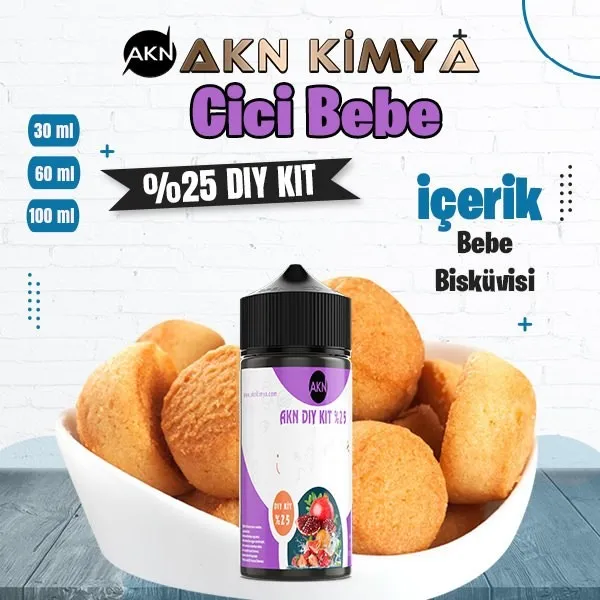%25 Cici Bebe Yüksek Aroma Dıy-Kit