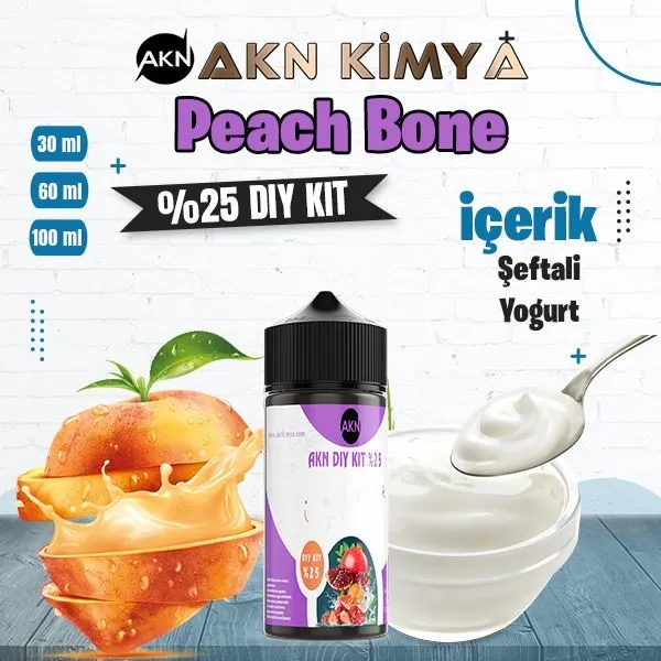 %25 Peach Bone Yüksek Aroma Dıy-Kit