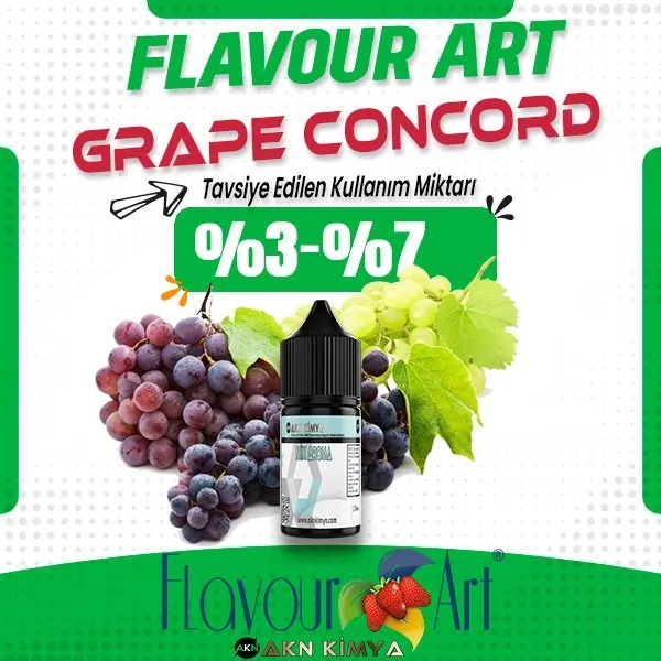 Flavour Art Grape Concord Siyah Üzüm