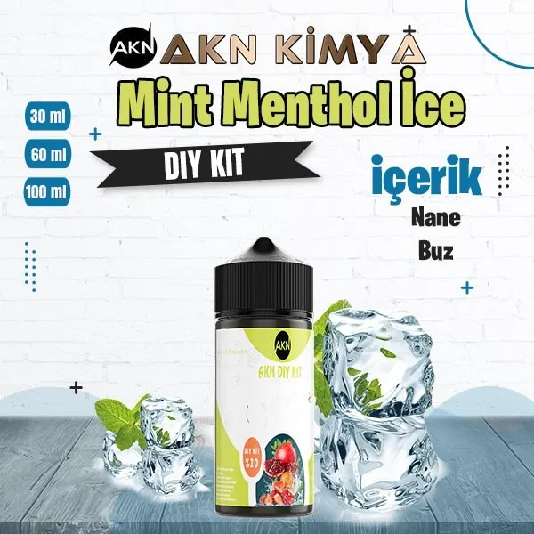 %25  Mint Menthol İce Yüksek Aroma Dıy-Kit 