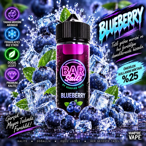 Vampire Vape Bar Salts Blueberry Puff Aroma