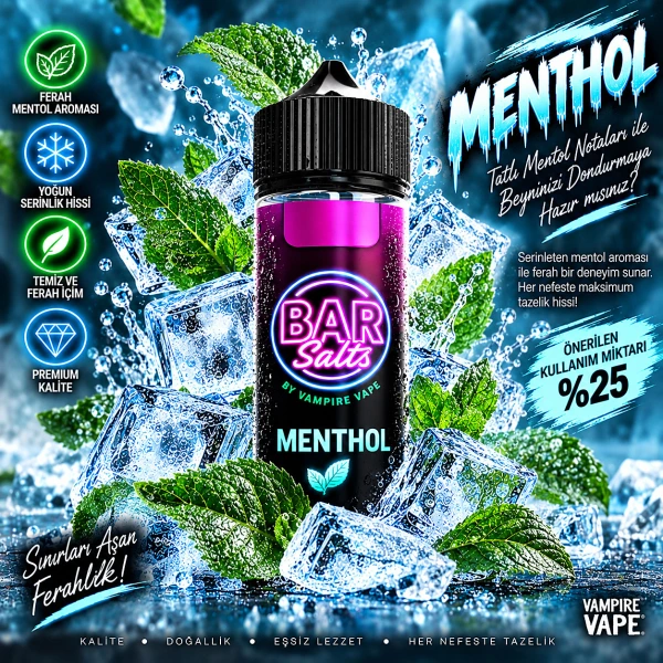 Vampire Vape Bar Salts Menthol Puff Aroma