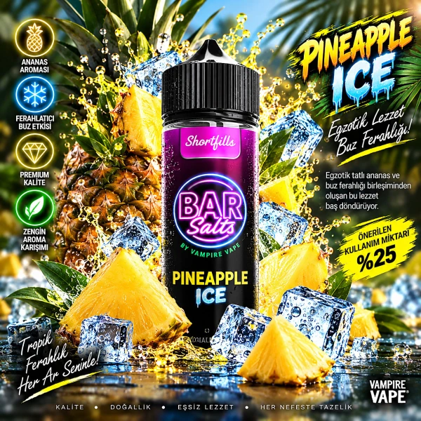 Vampire Vape Bar Salts Pineapple Ice Puff Aroma
