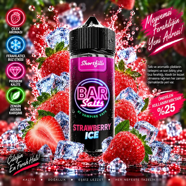 Vampire Vape Bar Salts Strawberry Ice Puff Aroma