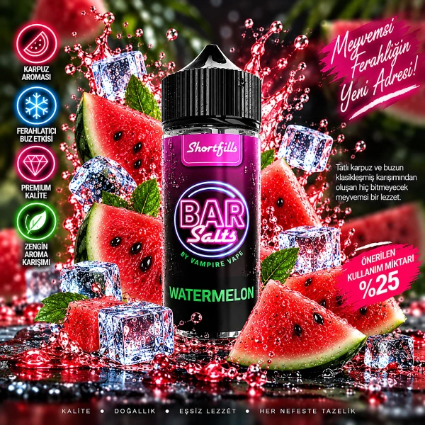 Vampire Vape Bar Salts Watermelon Puff Aroma