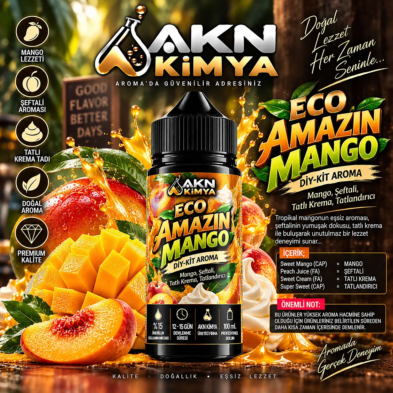Eco Amazin Mango Dıy-Kit Aroma
