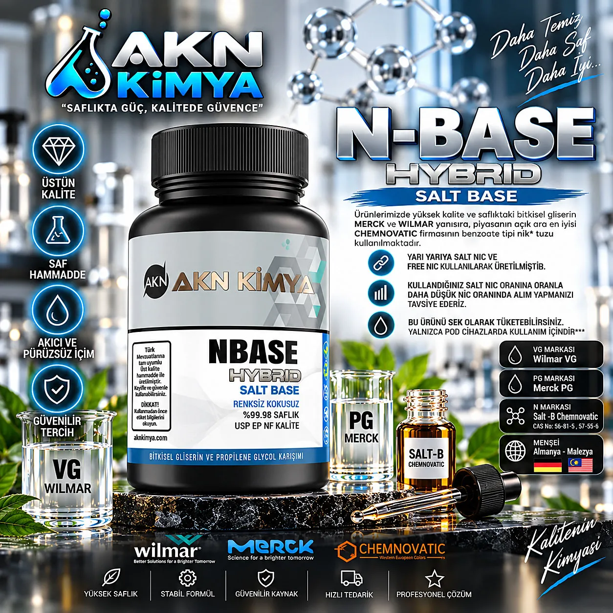 Salt Gliserin Base Hybrid 250 ML