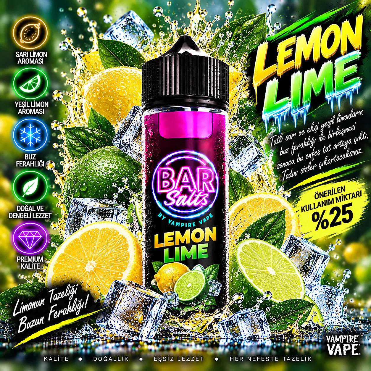 Vampire Vape Bar Salts Lemon Lime Puff Aroma